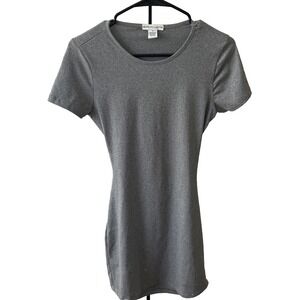 Hearts Collective Open Back w/Tie  Gray Women's Size Small Form Fitting